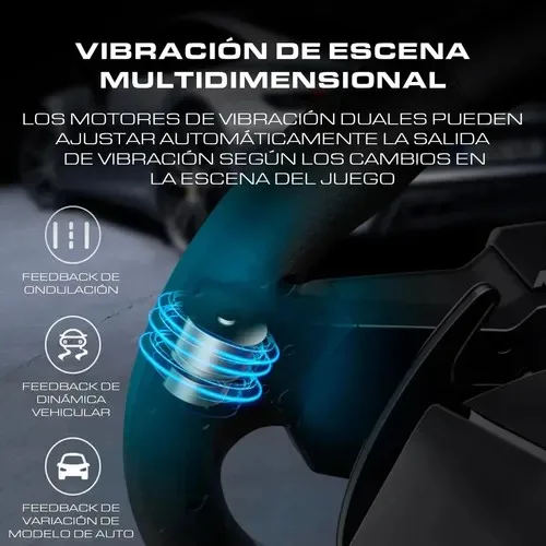 Volante De Carreras Pxn V900 Gen2 Negro, Con Pedales Y Levas, Para Pc, Xbox Y Playstation