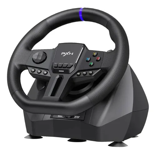 Volante De Carreras Pxn V900 Gen2 Negro, Con Pedales Y Levas, Para Pc, Xbox Y Playstation