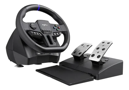 Volante De Carreras Pxn V900 Gen2 Negro, Con Pedales Y Levas, Para Pc, Xbox Y Playstation