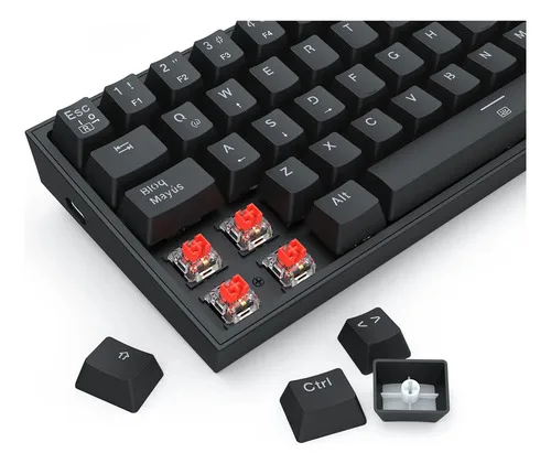 Kit Gamer Redragon S143 Teclado Y Mouse Switches Red Rgb Negro