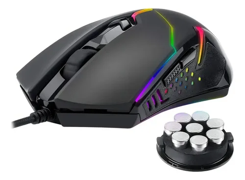Mouse Gamer Optico Redragon Centrophorus2 M601-rgb Black