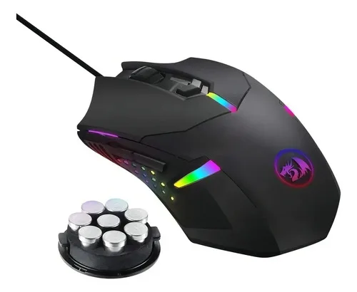 Mouse Gamer Optico Redragon Centrophorus2 M601-rgb Black