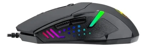 Mouse Gamer Optico Redragon Centrophorus2 M601-rgb Black