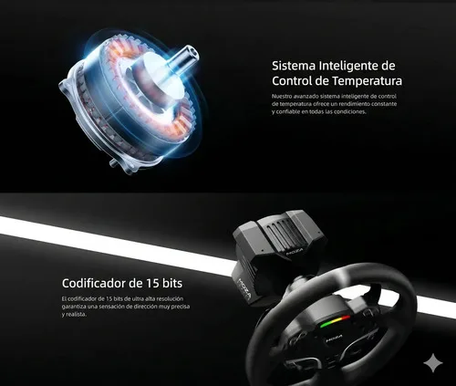 Volante y Pedales Moza Racing R3 Direct Drive para Simulador PC