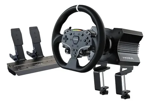 Volante y Pedales Simulador Moza Racing R5 Bundle para PC