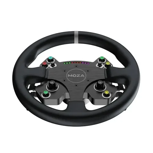 Volante Moza Racing Cs V2p De 13 Pulgadas 330mm Cuero
