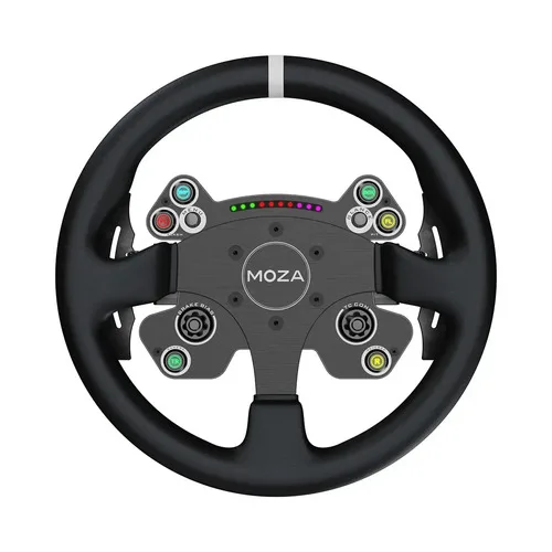 Volante Moza Racing Cs V2p De 13 Pulgadas 330mm Cuero