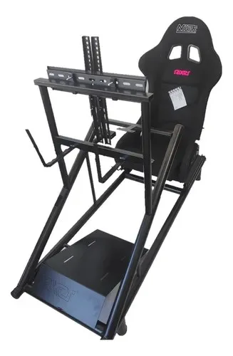 Simulador Carreras Tc Medio Equipo Butaca Y Soporte Tv / Pc
