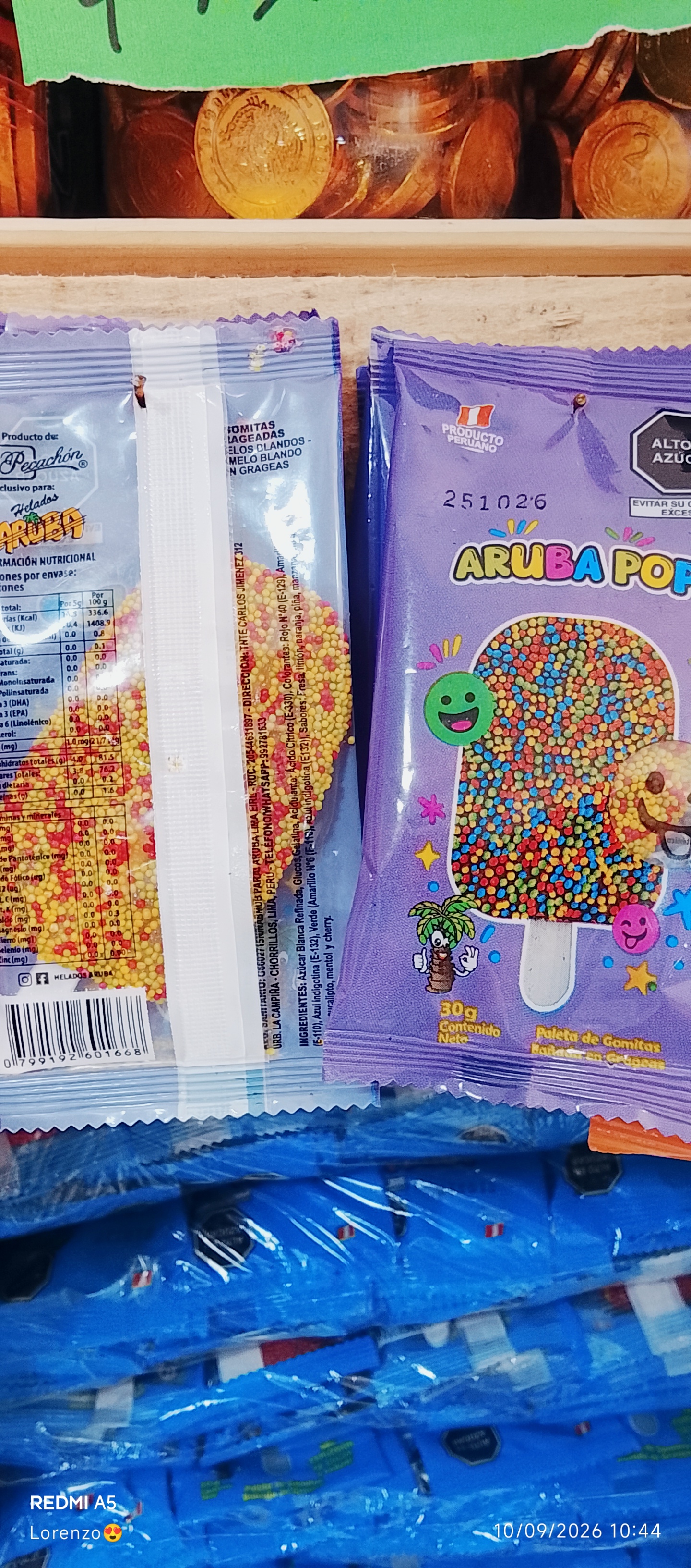 Helado pop x20