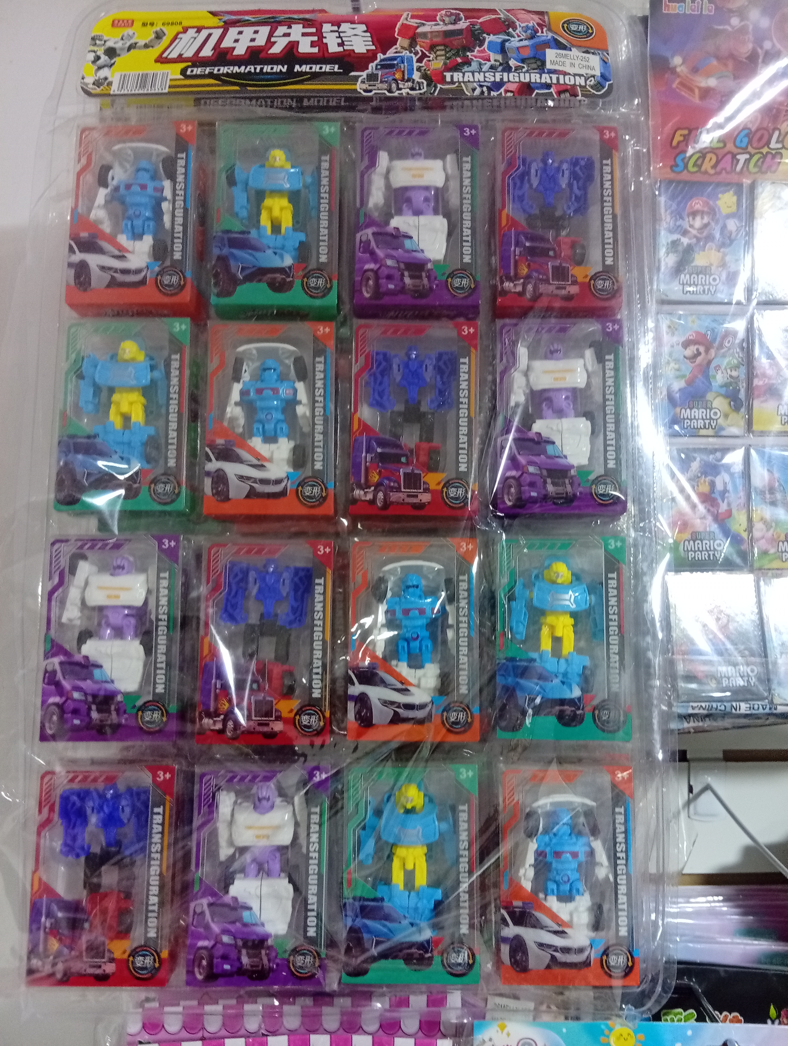 Planchas Transformers x16