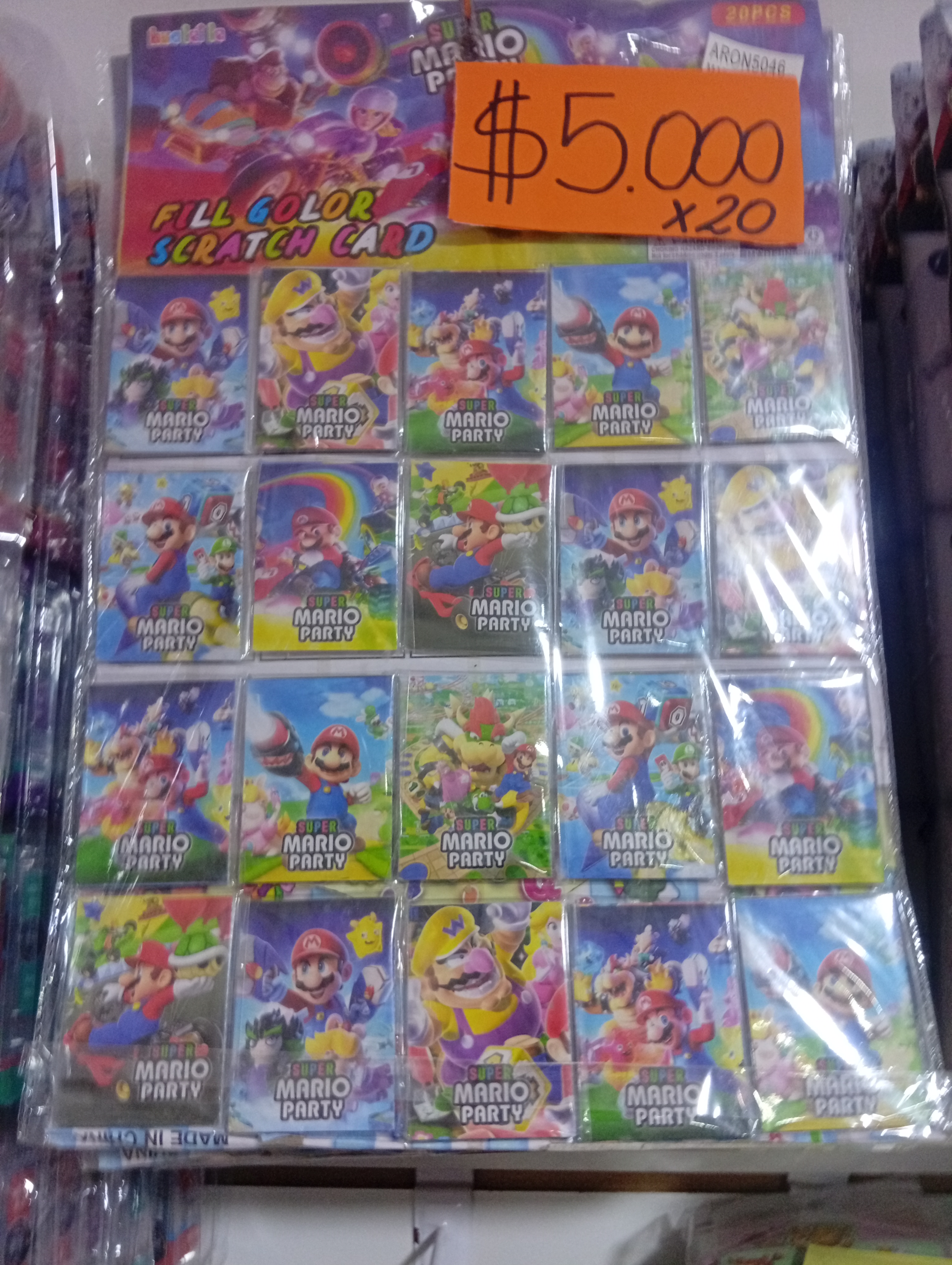 Raspadita Mario Bros x20