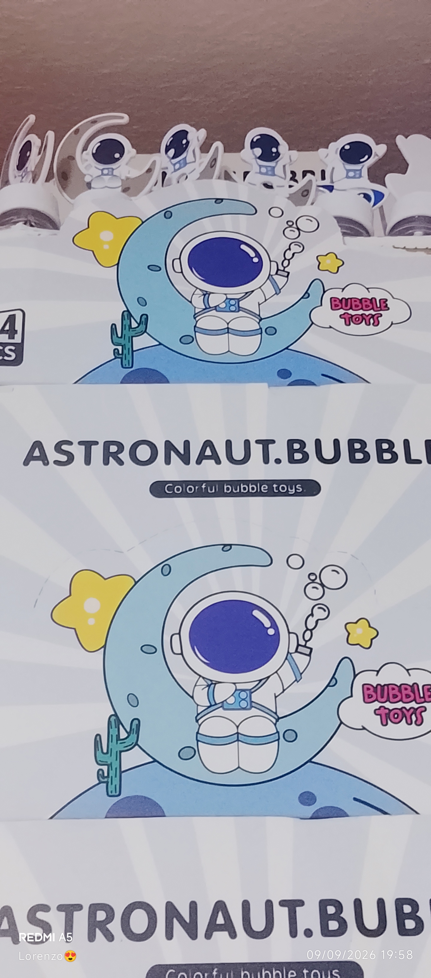 Burbujero astronauta x24