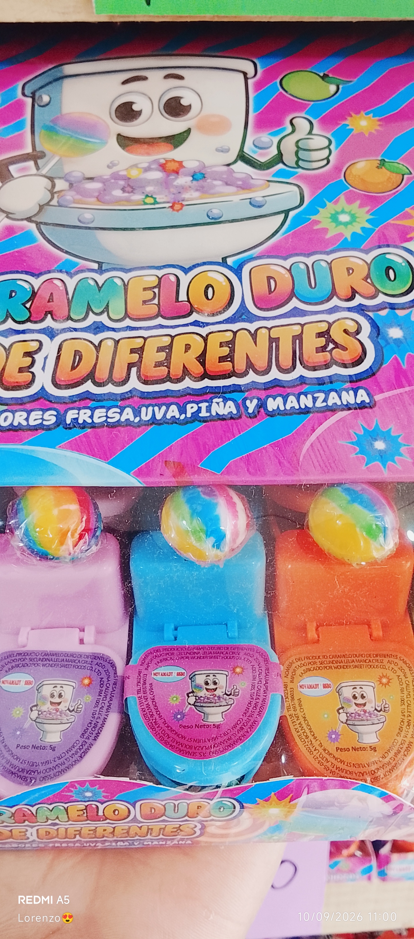 Inodoro colorido x30