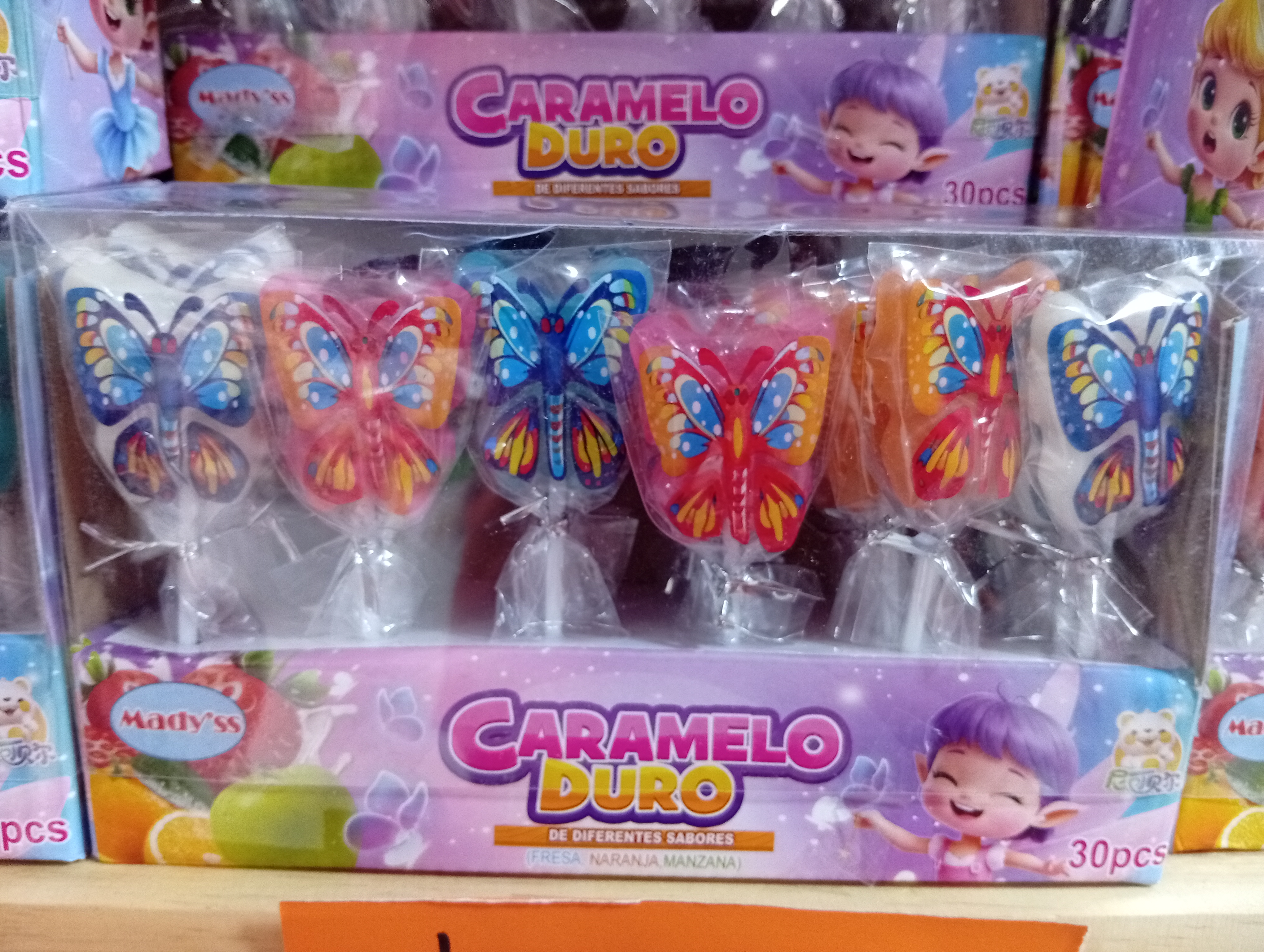Caja paleta mariposa x30