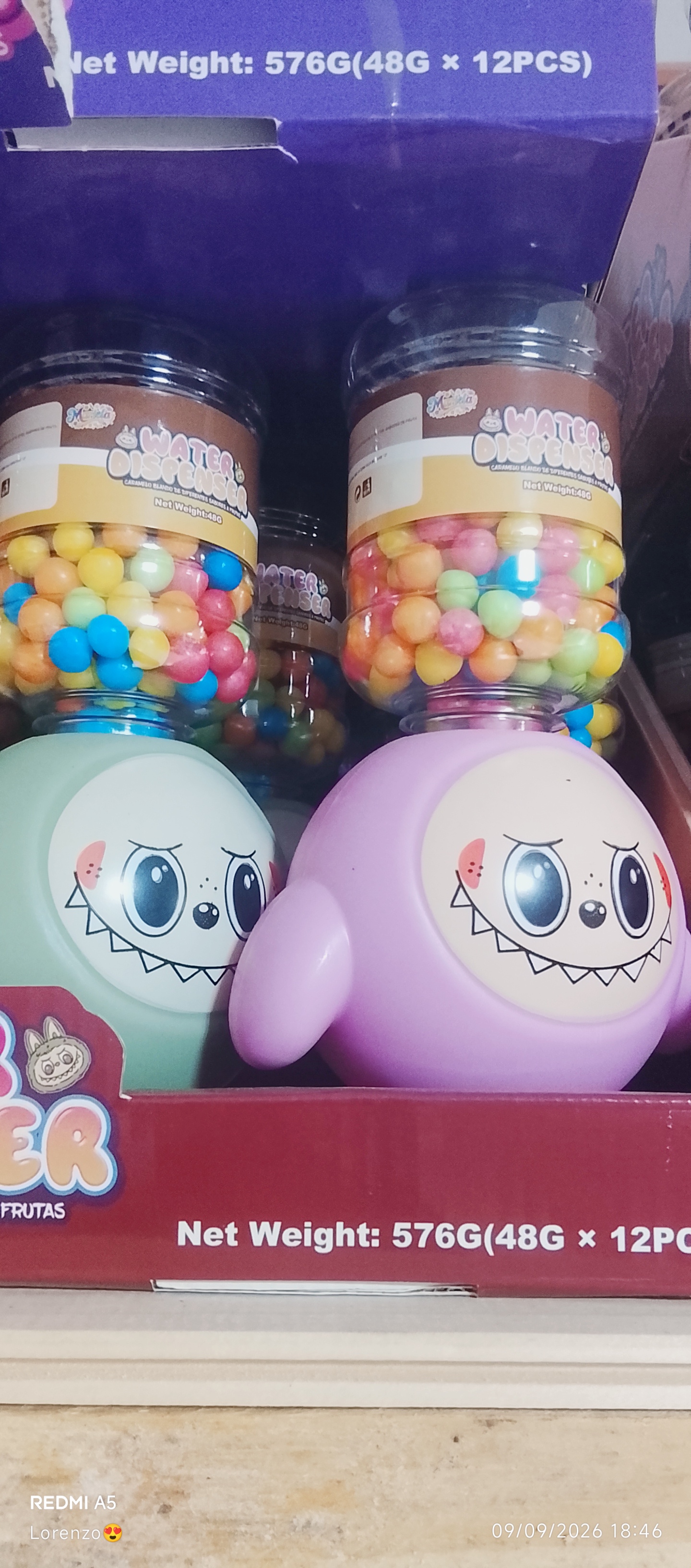Dispenser labubu x12