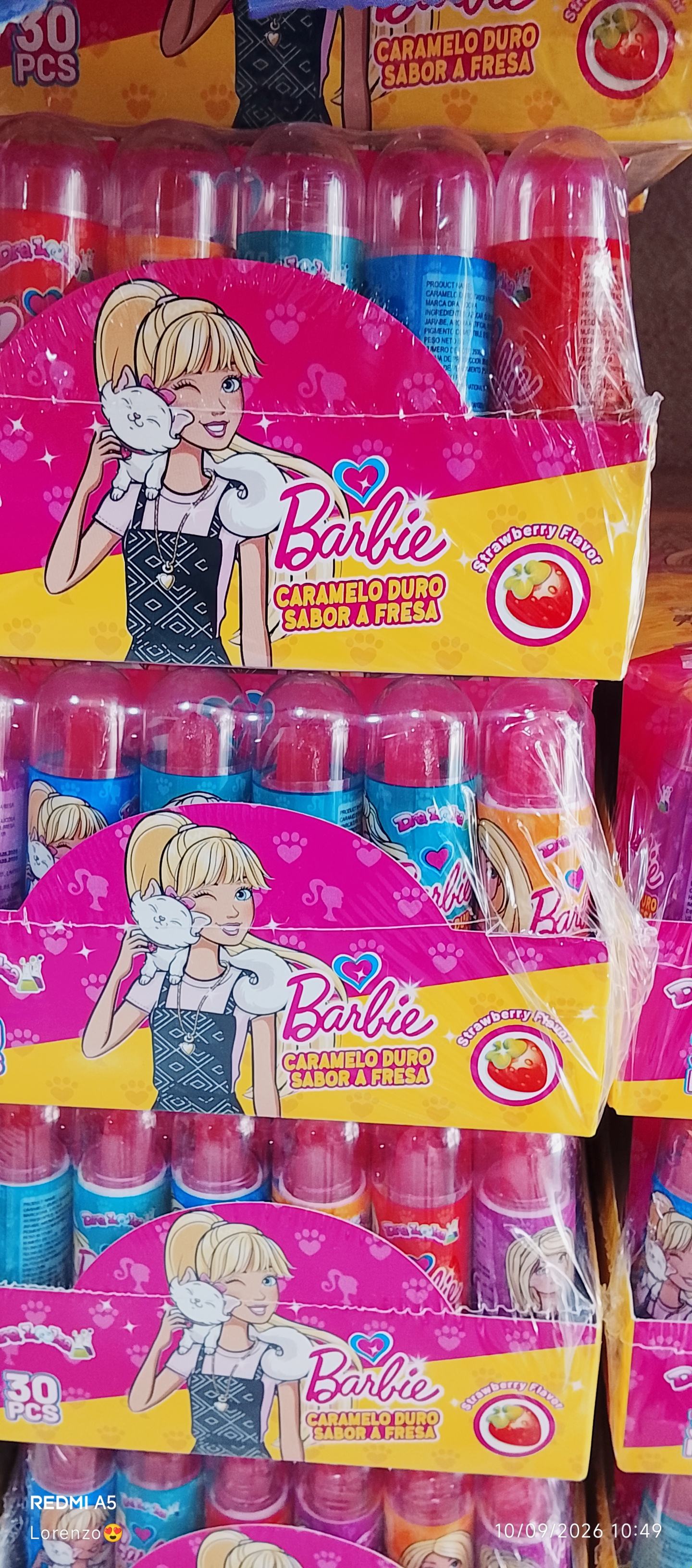 Labial caramelo barbie x30