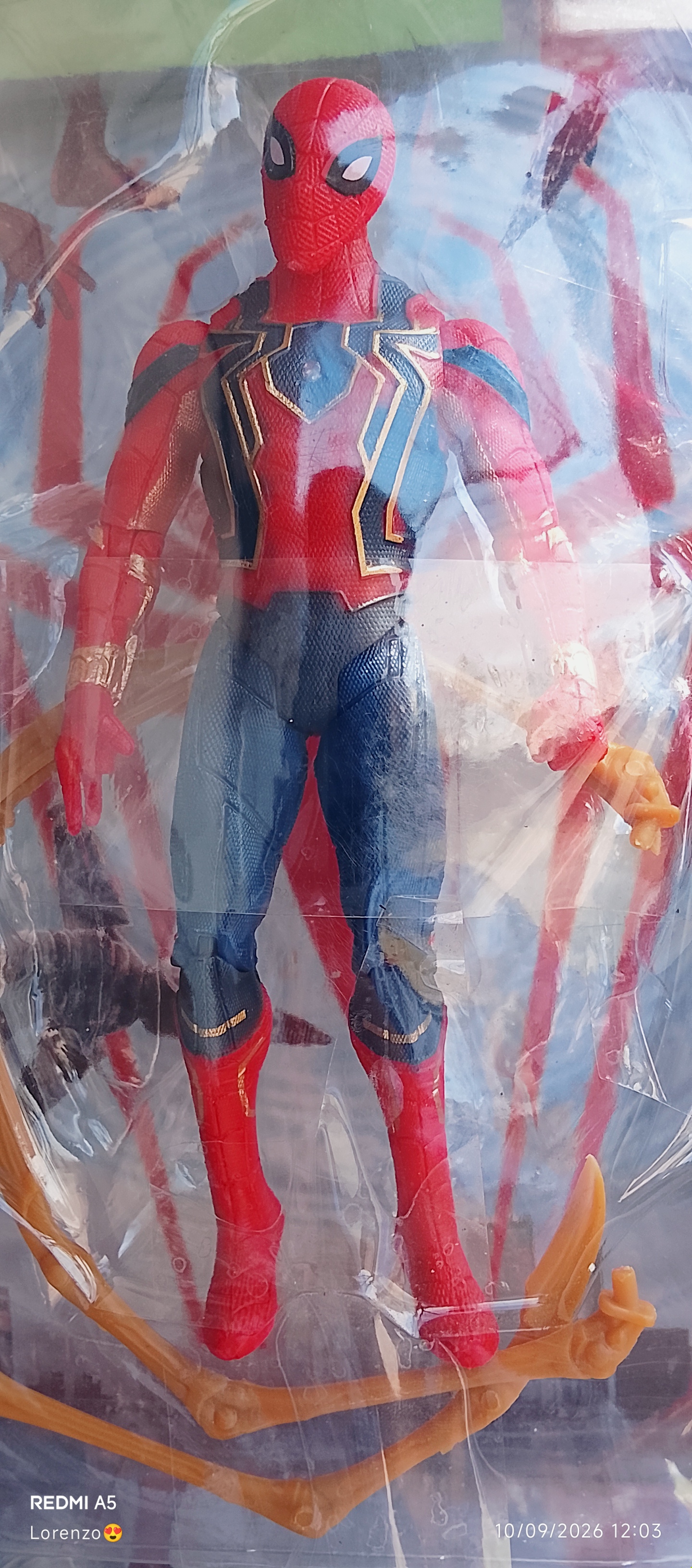 Coleccionable hombre araña