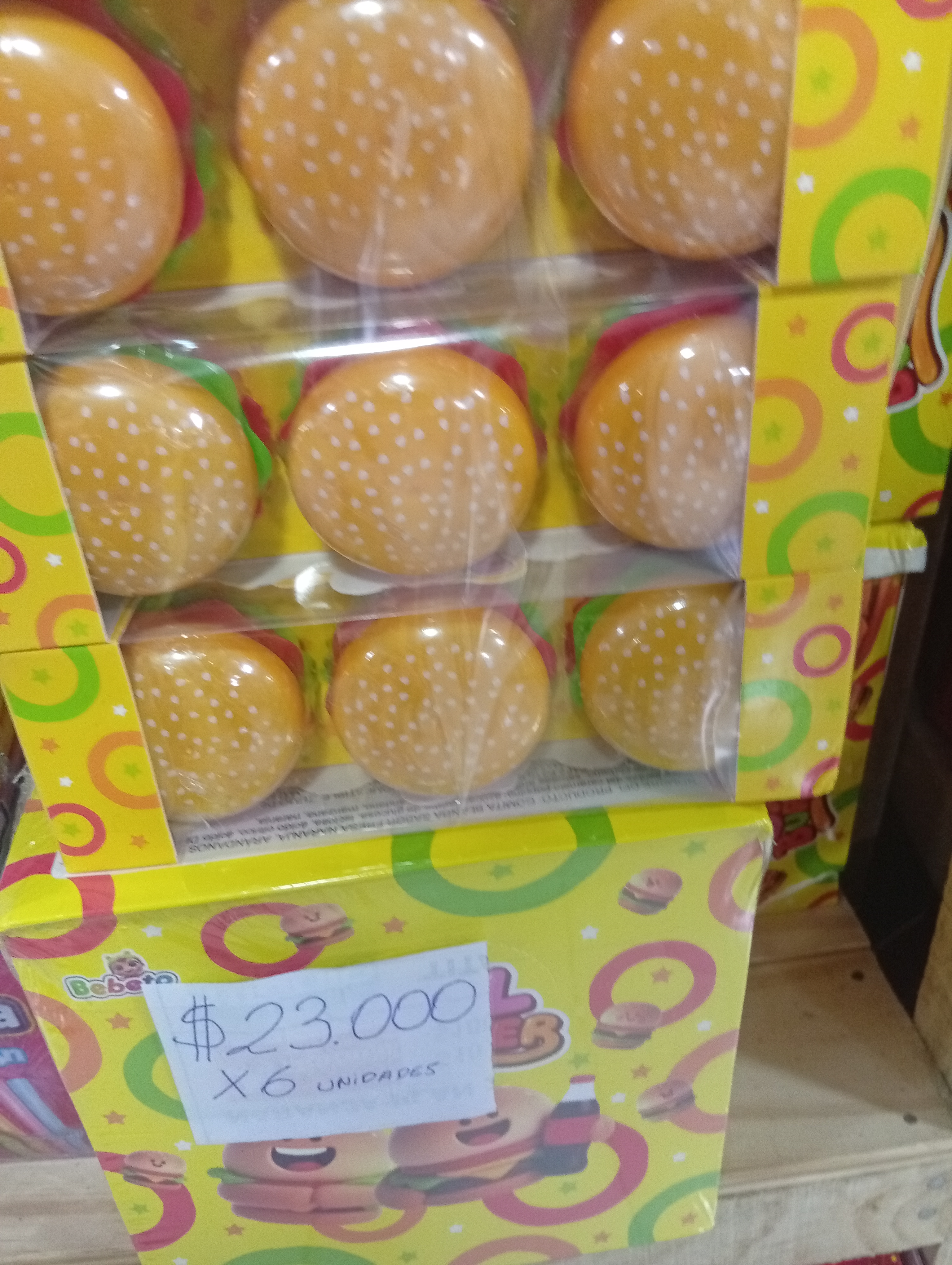Hamburguesas X6 de 3