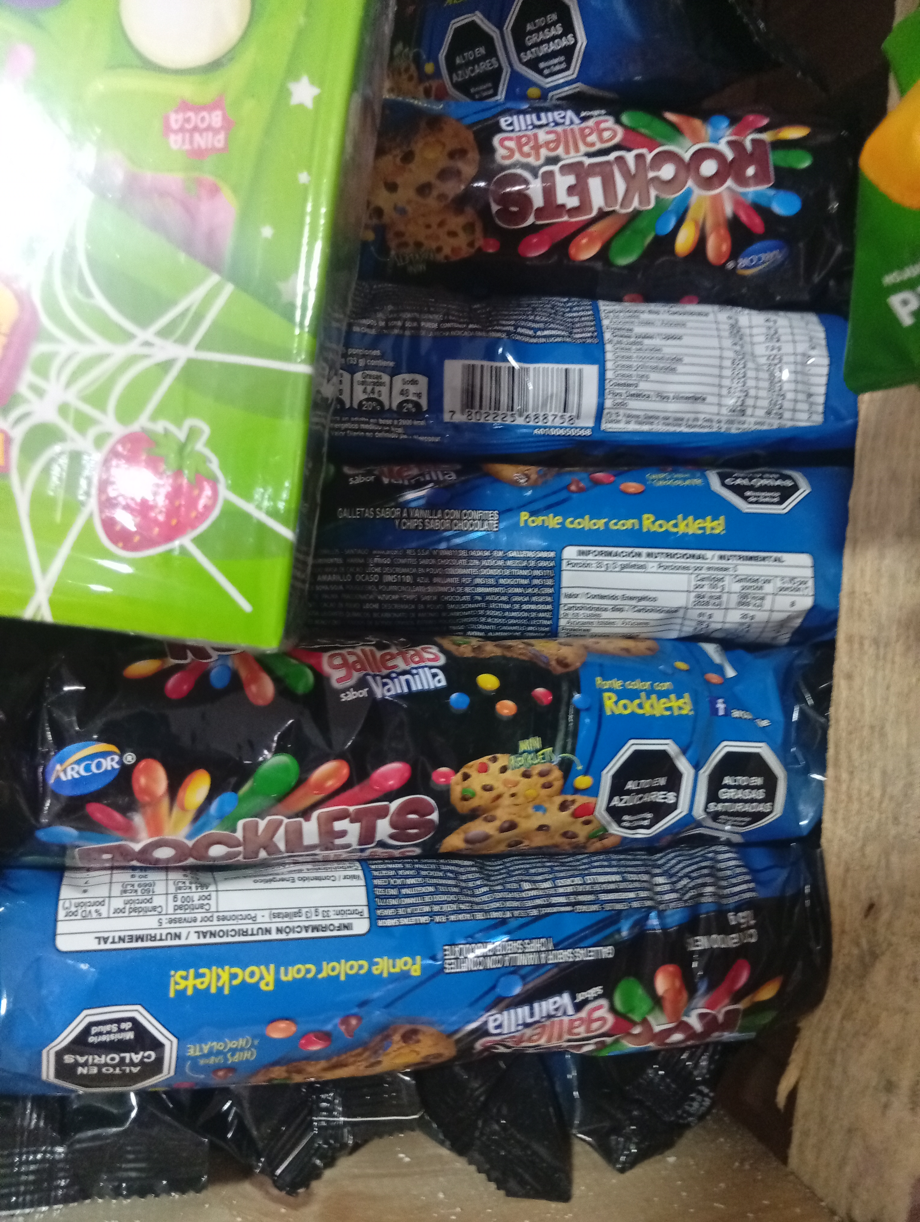Rocklet galletas  Arcor